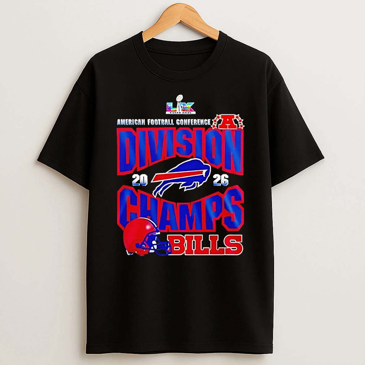 Buffalo Bills 2026 Afc Division Champions Lock Room T Shirt