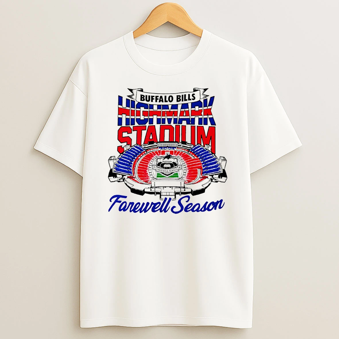 Buffalo Bills Highmark Stadium Farewell Season Ash T Shirt