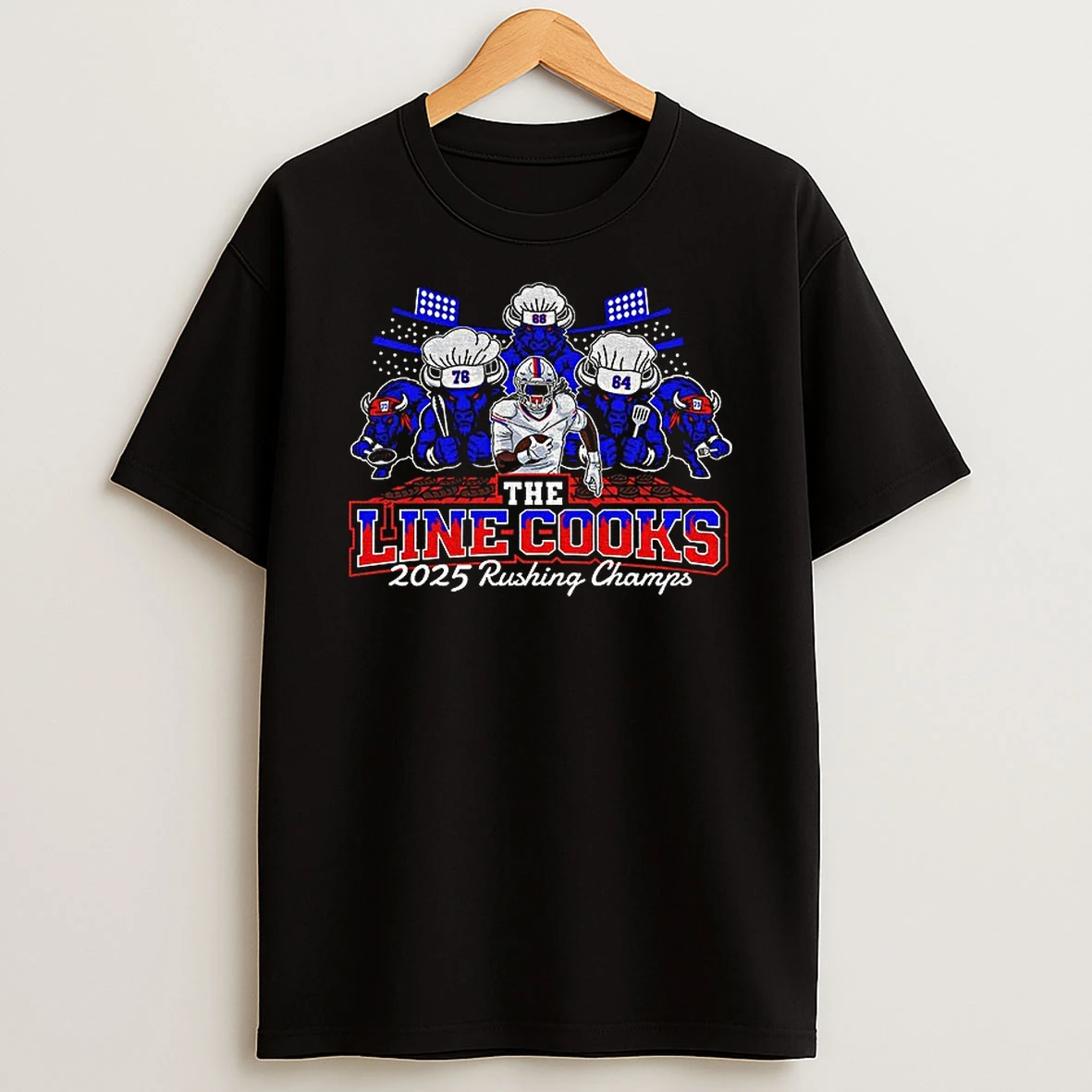 Buffalo Bills The Line Cooks 2025 Rushing Champs T Shirt