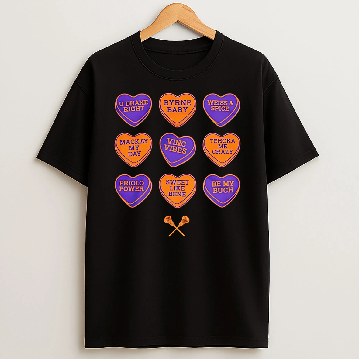 Buffalo Lacrosse U Dhane Right Byrne Baby Weiss And Spice T Shirt