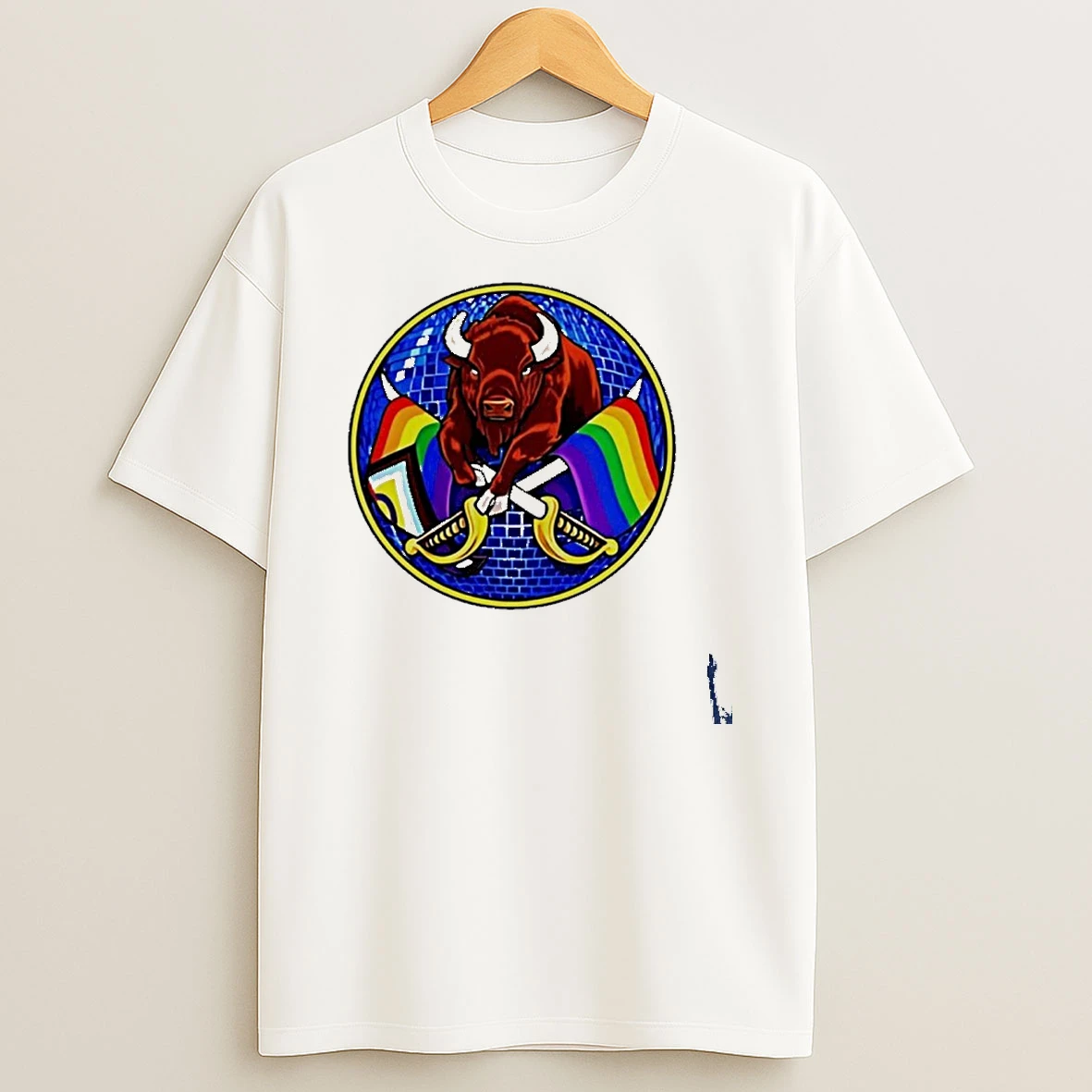Buffalo Sabres Fanatics Pride Night Logo T Shirt