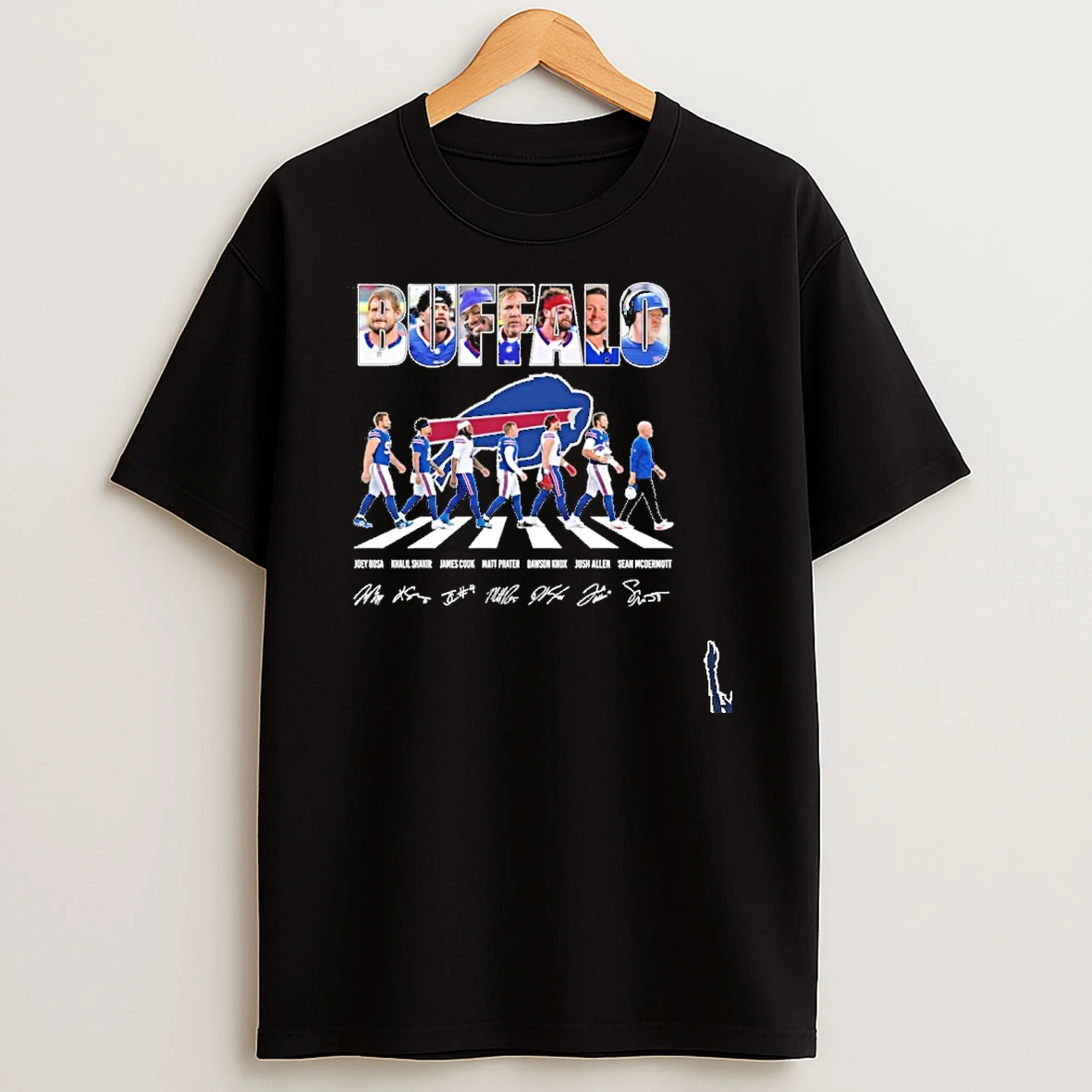 Buffalo Team Player Abbey Road Signature T Shirt