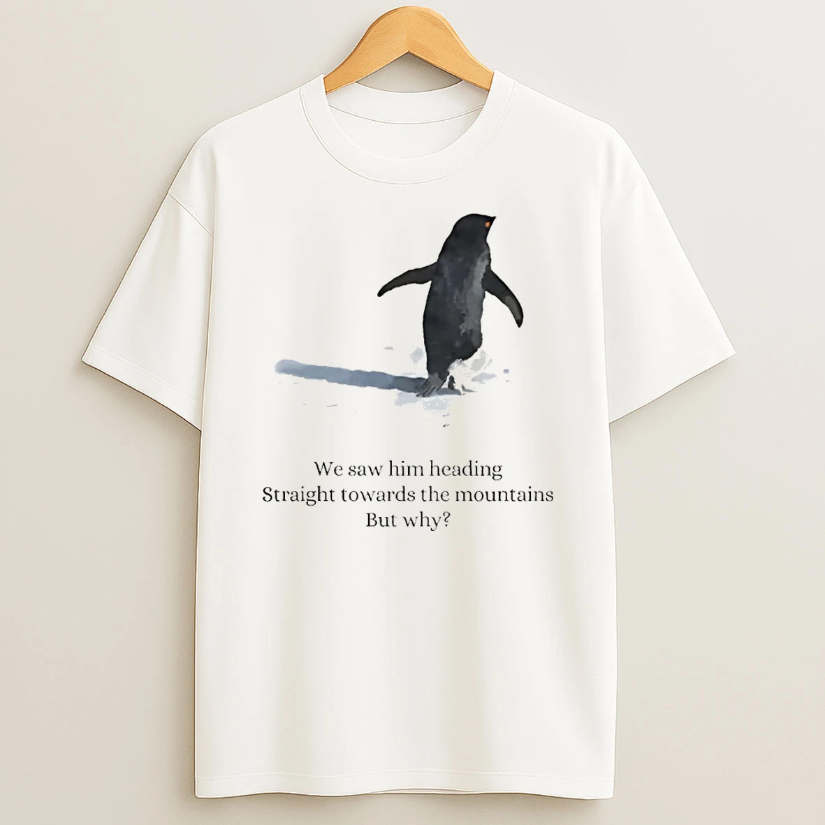 But Why Penguin Nihilist Penguin T Shirt