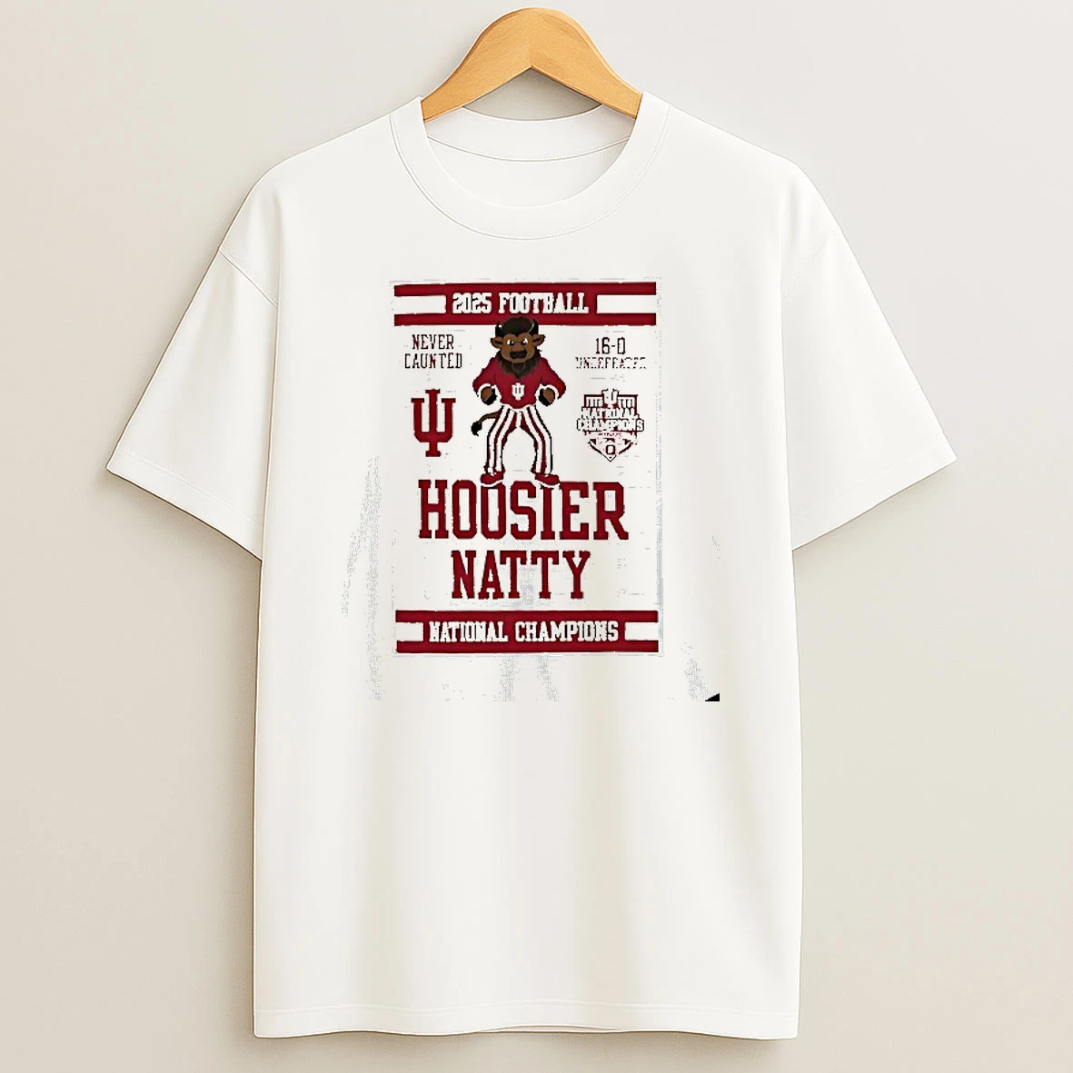 Cfp 2026 Indiana National Champions Hoosier Natty Mascot T Shirt
