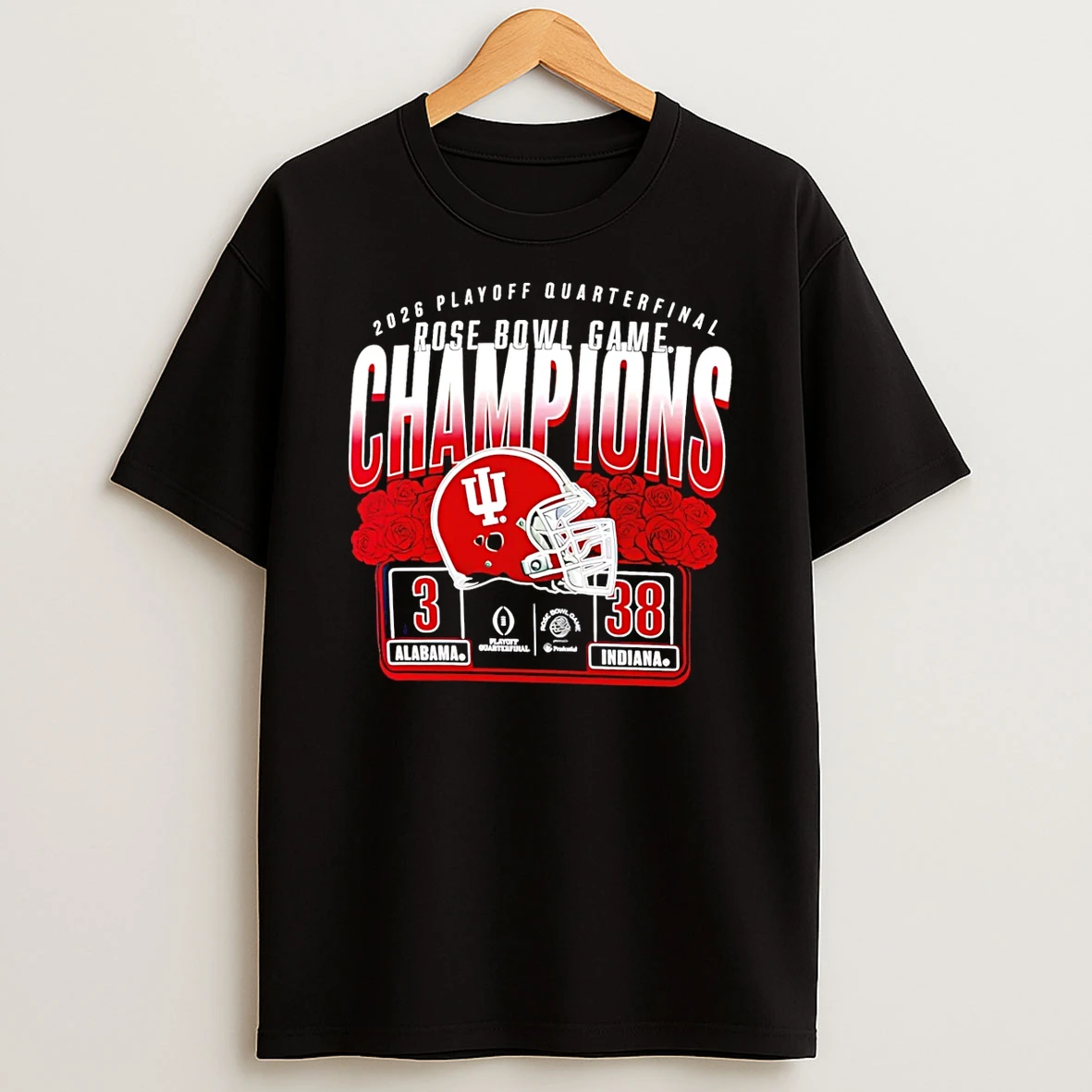 Cfp 2026 Rose Bowl Champions Indiana Hoosiers Scoring Drive T Shirt