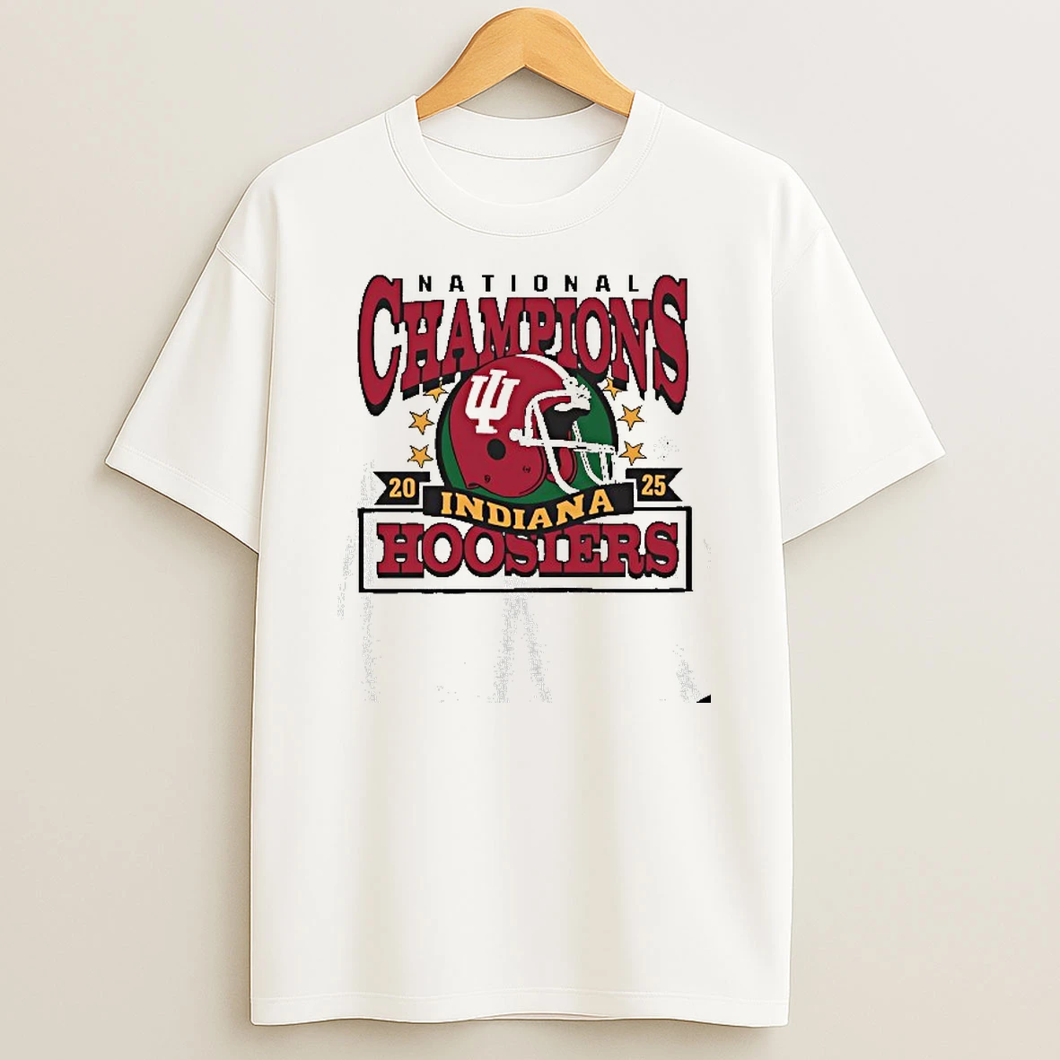Cfp National Champions 2025 Indiana Hoosiers Helmet T Shirt