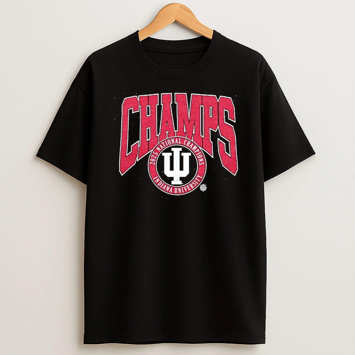 Champs Indiana Hoosiers National Champions 2025 Logo T Shirt