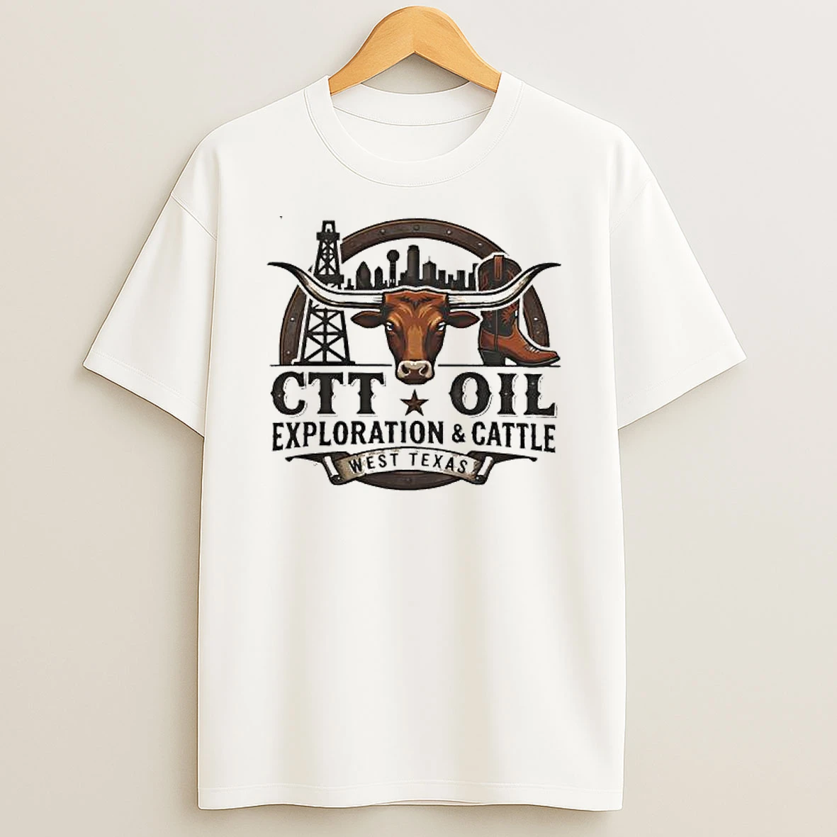 Ctt Oil Exploration And Cattle T Shirt