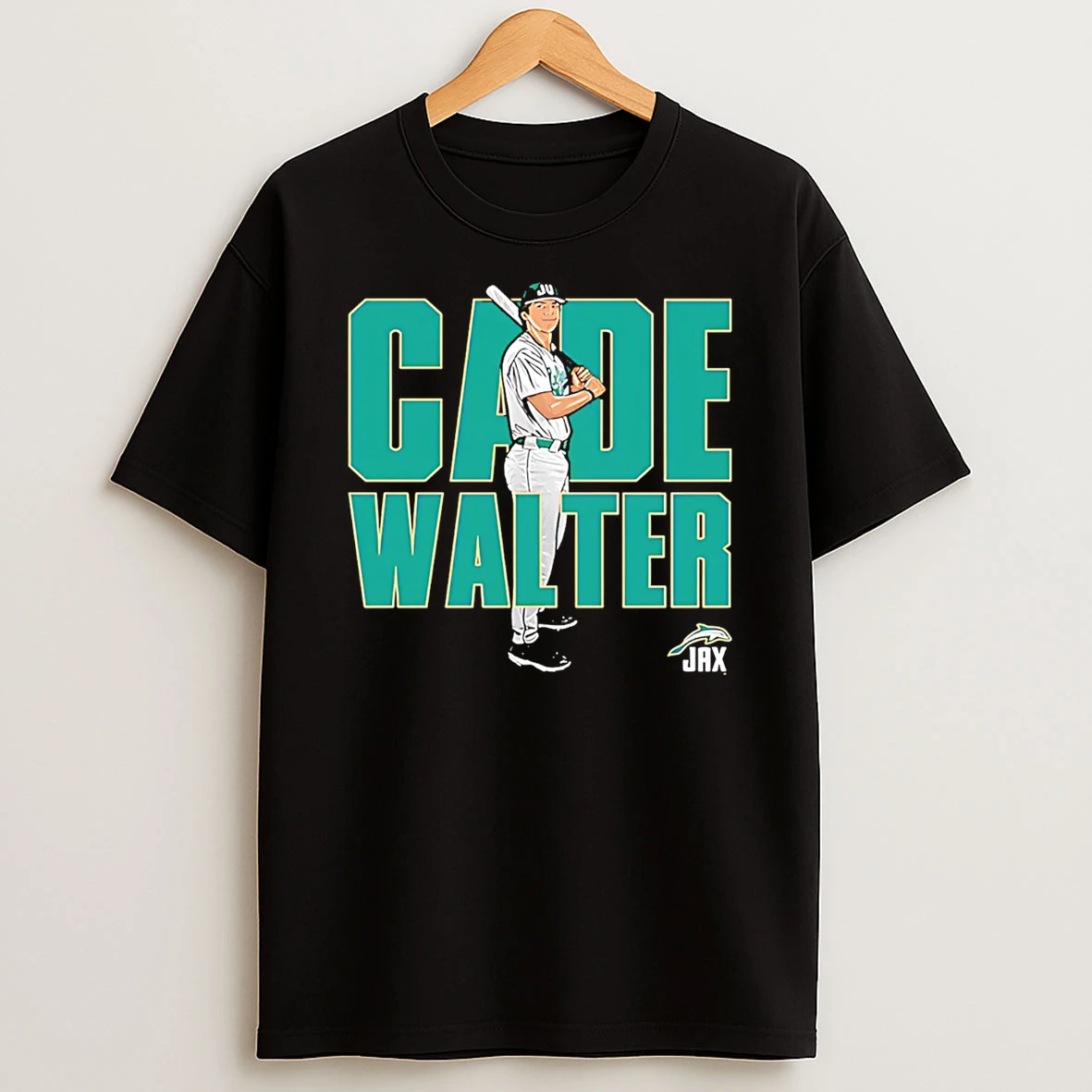Cade Walter Jacksonville Baseball Ncaa Caricature T Shirt