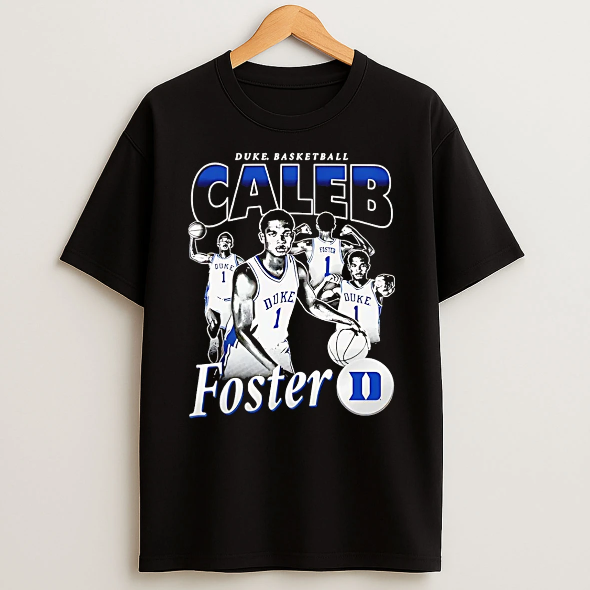 Caleb Foster Duke Blue Devils Graphic T Shirt