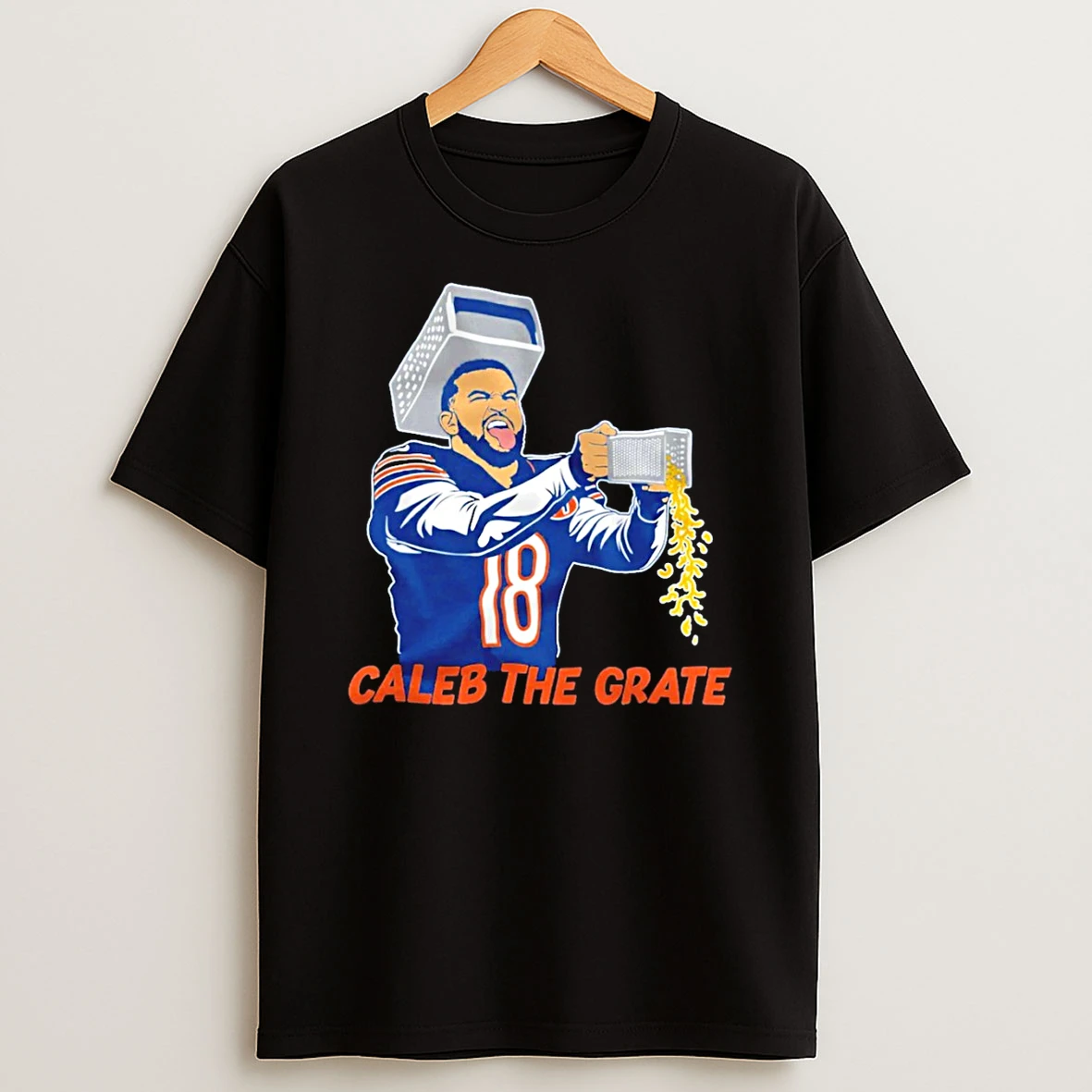 Caleb Williams Cheese Grater Caleb The Grate Funny Chicago Football T Shirt