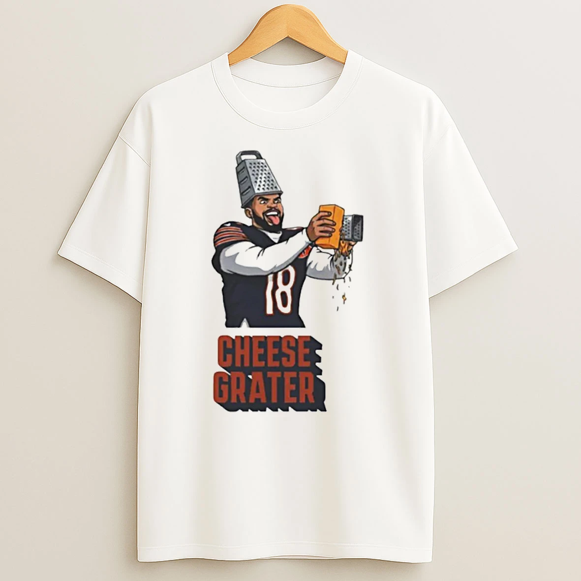 Caleb Williams Cheese Grater Funny Chicago Football T Shirt