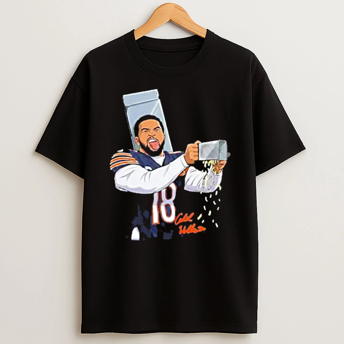 Caleb Williams Cheese Grater Funny Football Signature T Shirt