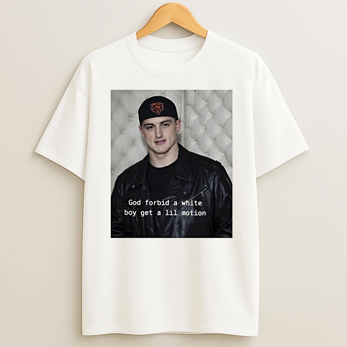 Caleb Williams Cheese Grater God Forbid A White Boy Get A Lil Motion T Shirt
