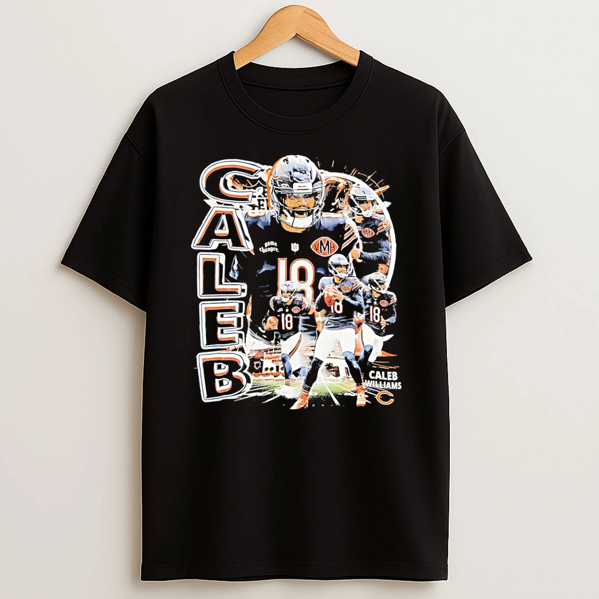 Caleb Williams Chicago Bears Nfl Football Graphic Vintage T Shirt