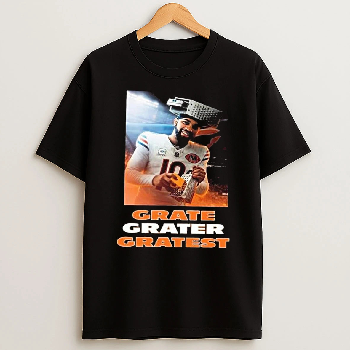Caleb Williams Grate Cheese Grater Greatest Chicago Bear Vs Green Bay Packers 2026 T Shirt