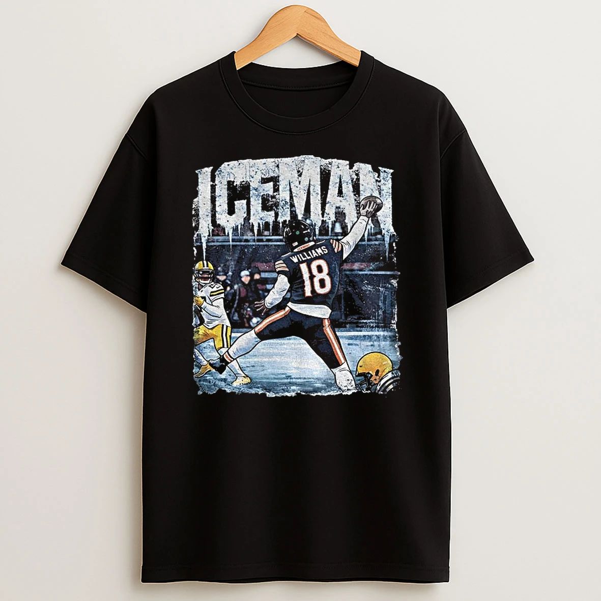 Caleb Williams Iceman Chicago Bears Football Tailgate Game Day T Shirt