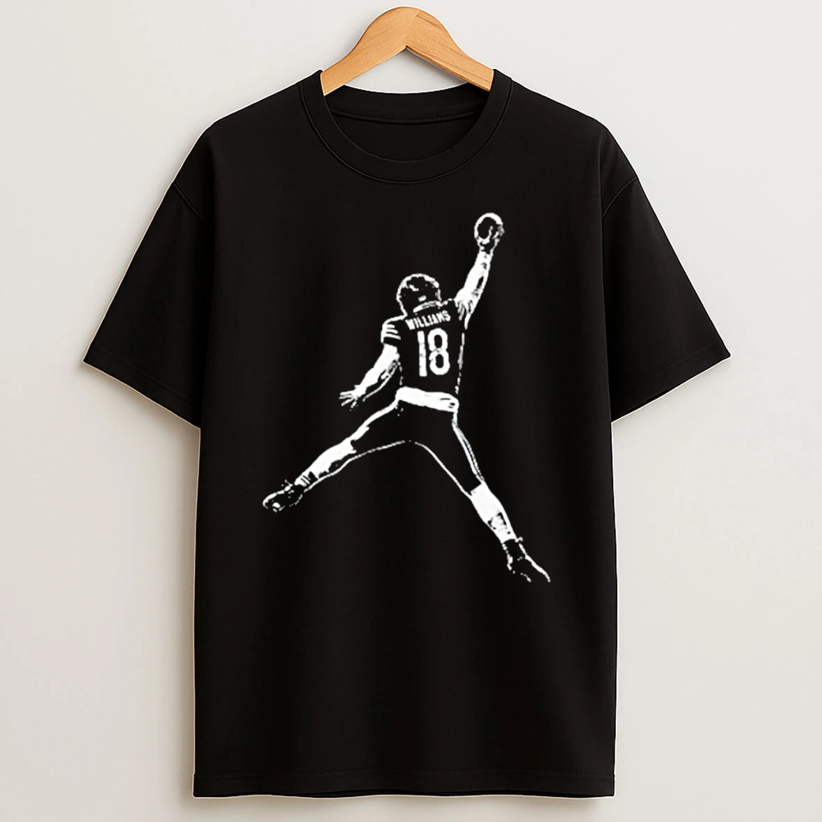 Caleb Williams Jumpman Chicago Bears T Shirt