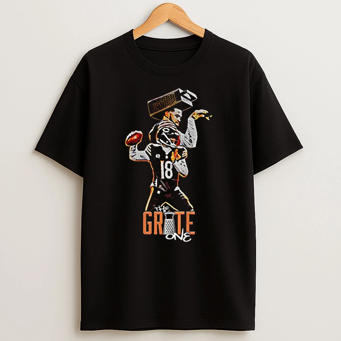 Caleb Williams Cheese Grated Hat The Grate One Chicago Bears Football T Shirt