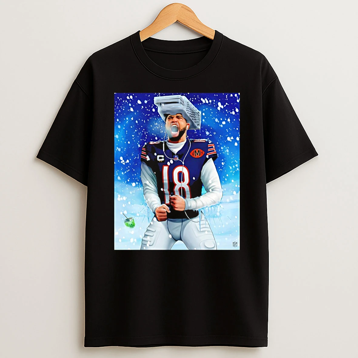Caleb Williams Grater Hat Chicago Bears Football Winter Iceman T Shirt