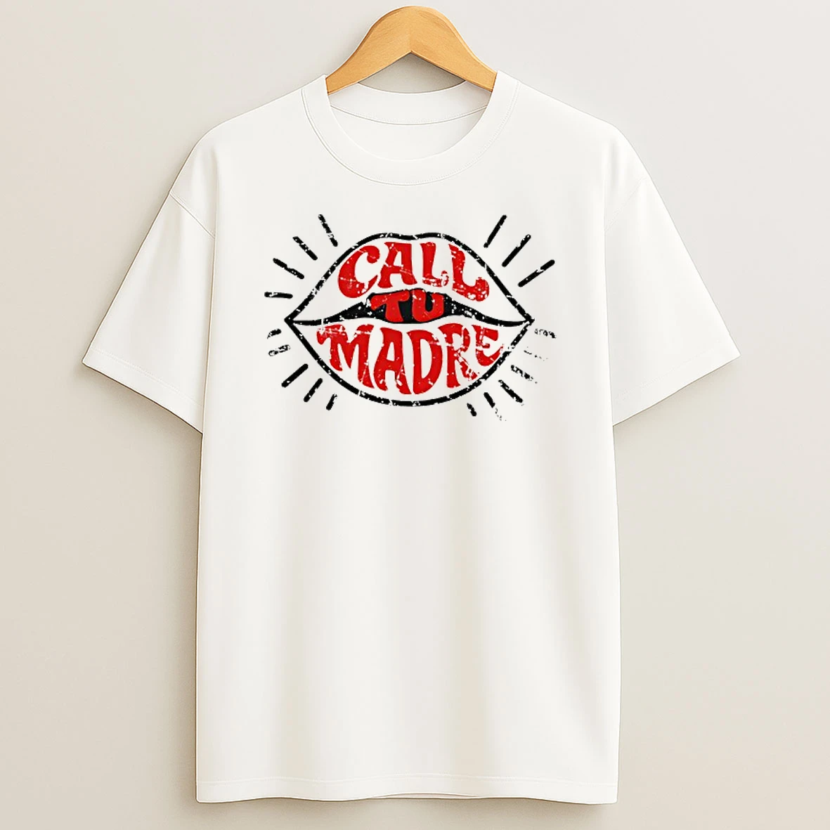 Call Tu Madre Ringer T Shirt