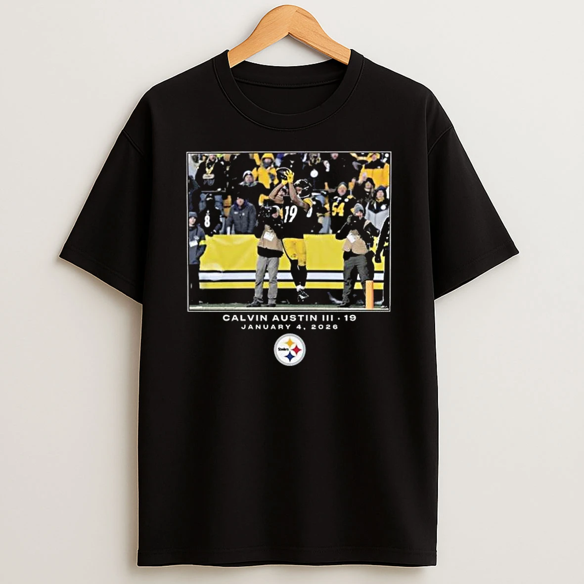Calvin Austin Iii Pittsburgh Steelers Nfl Flash Features Week 18 Big Tall T Shirt