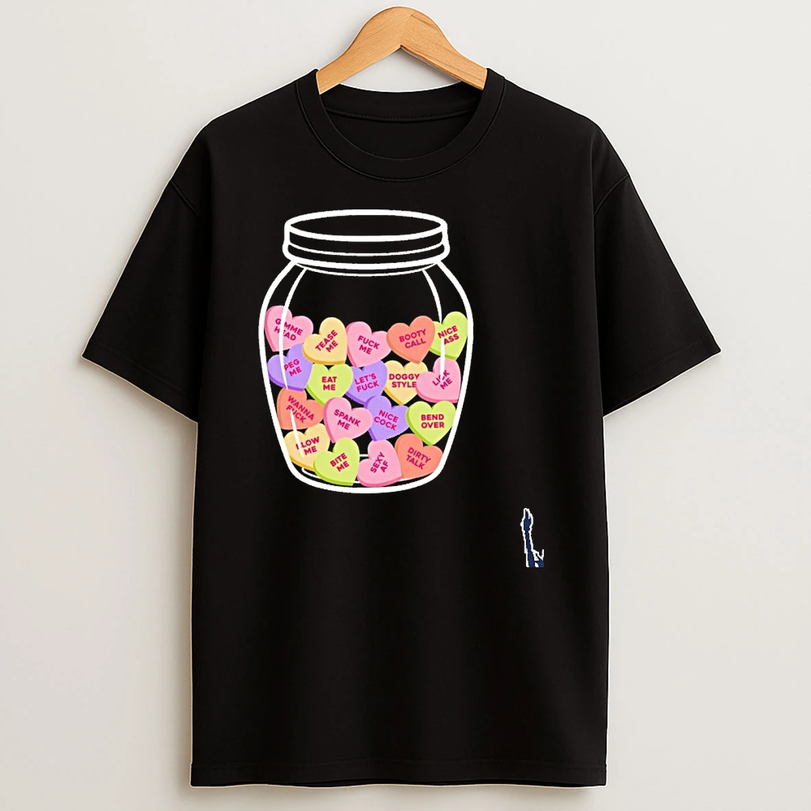 Candy Hearts Nsfw Spank Me T Shirt