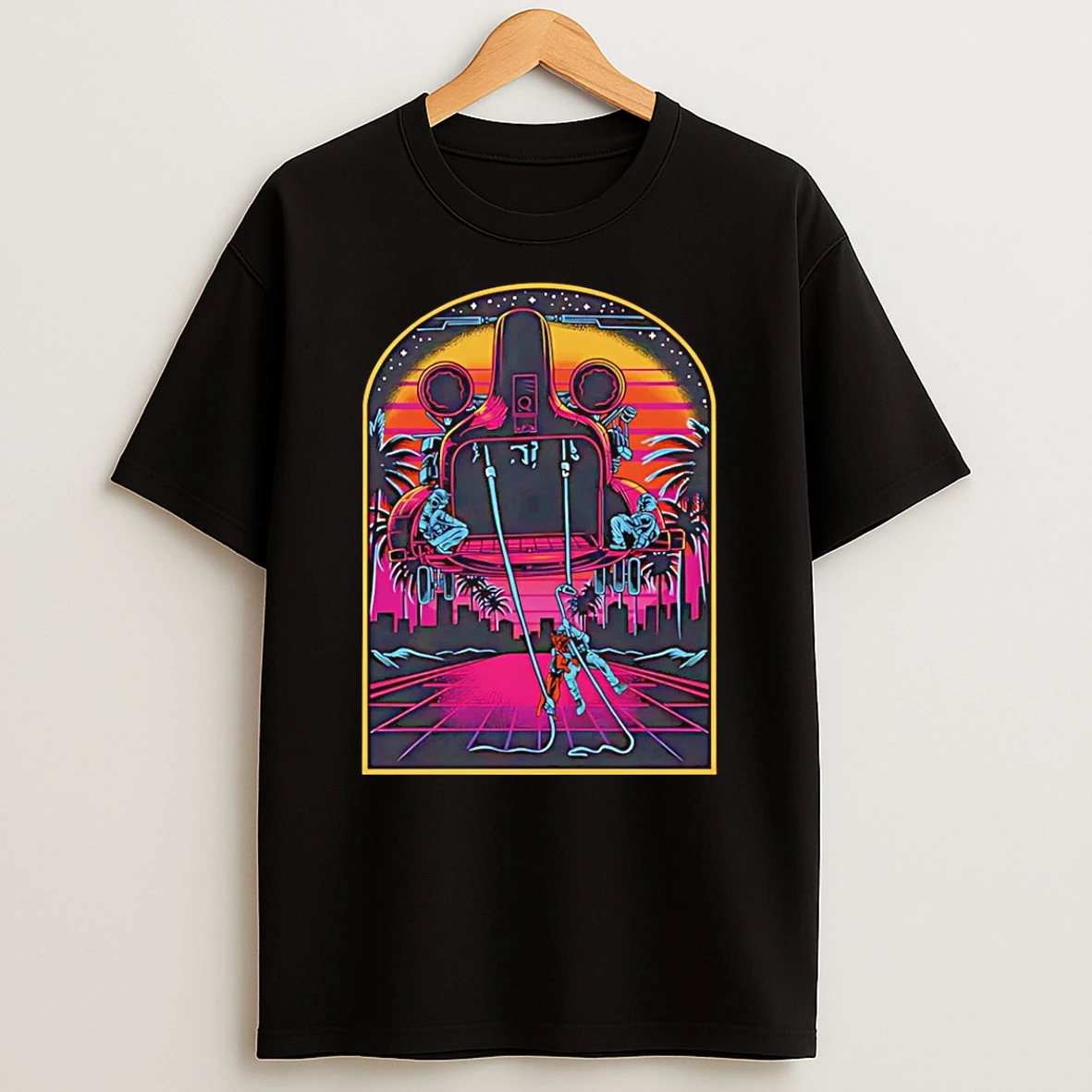 Canine Assault Sunset T Shirt