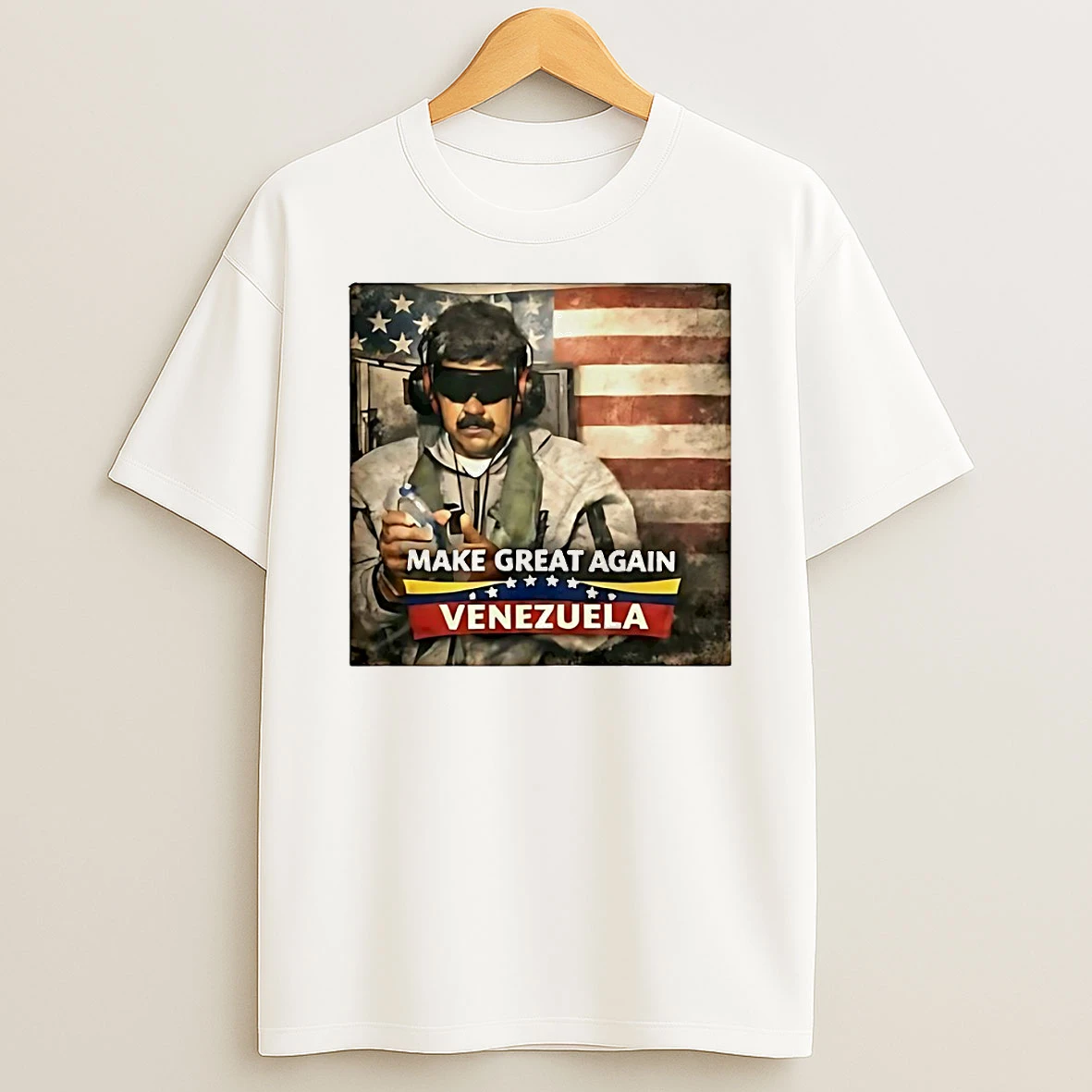 Captura Nicolas Maduro Make Great Again Venezuela Circle T Shirt
