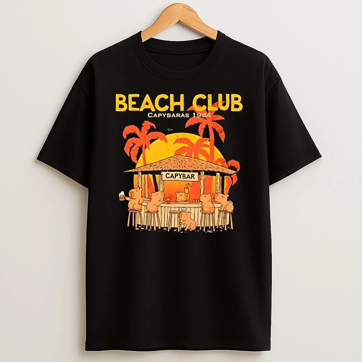 Capybara Beach House Since 1984 T Shirt