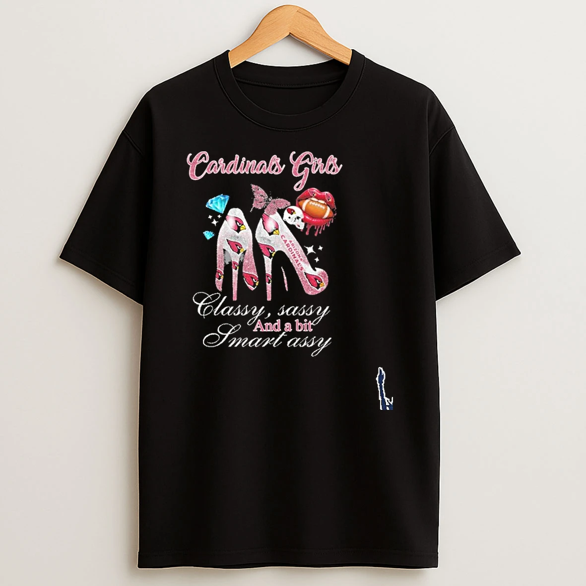 Cardines Girls High Heels Classy Sassy And A Bit Smart Assy Lip T Shirt