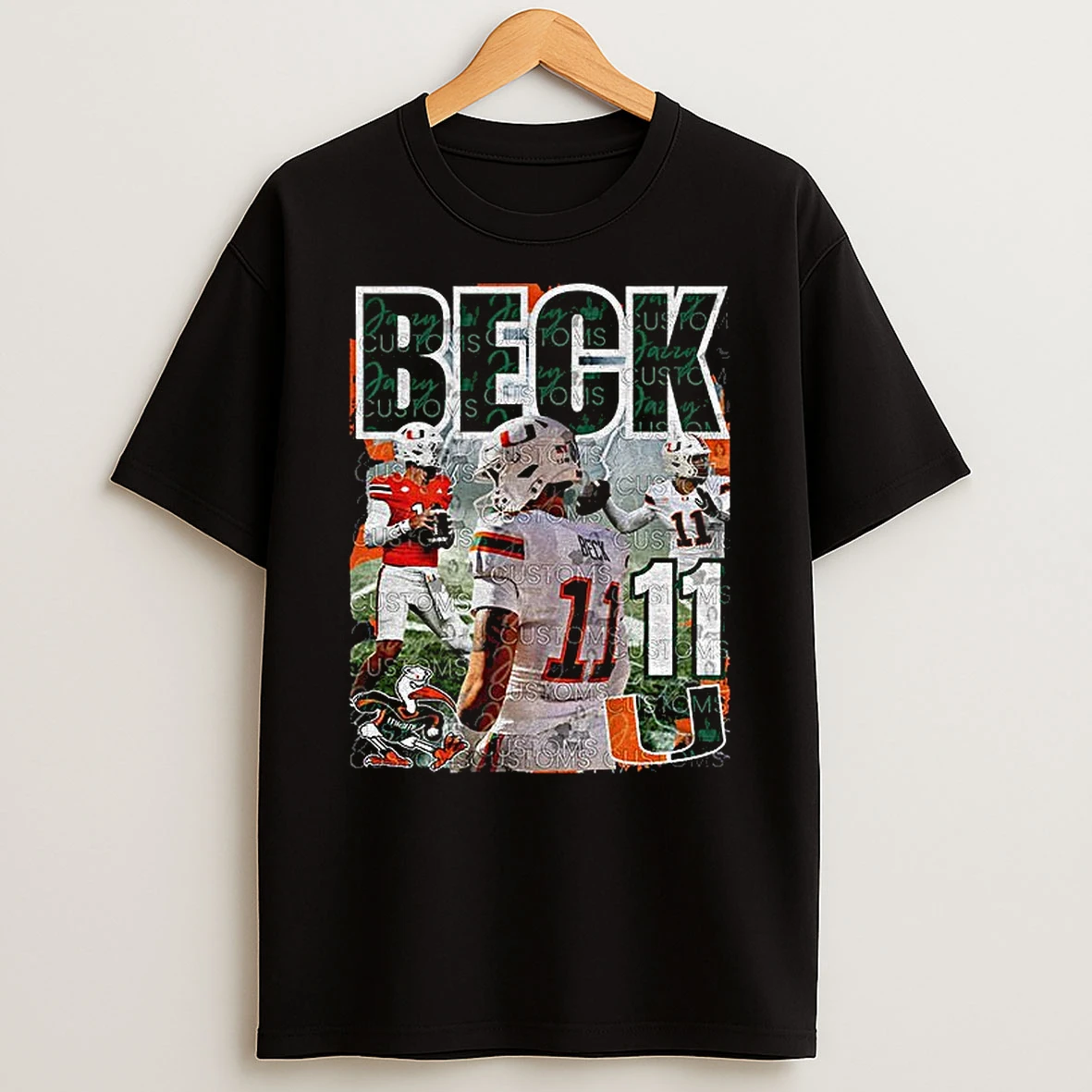 Carson Beck Miami Hurricanes University Of Miami Football Player Quarter Back T Shirt