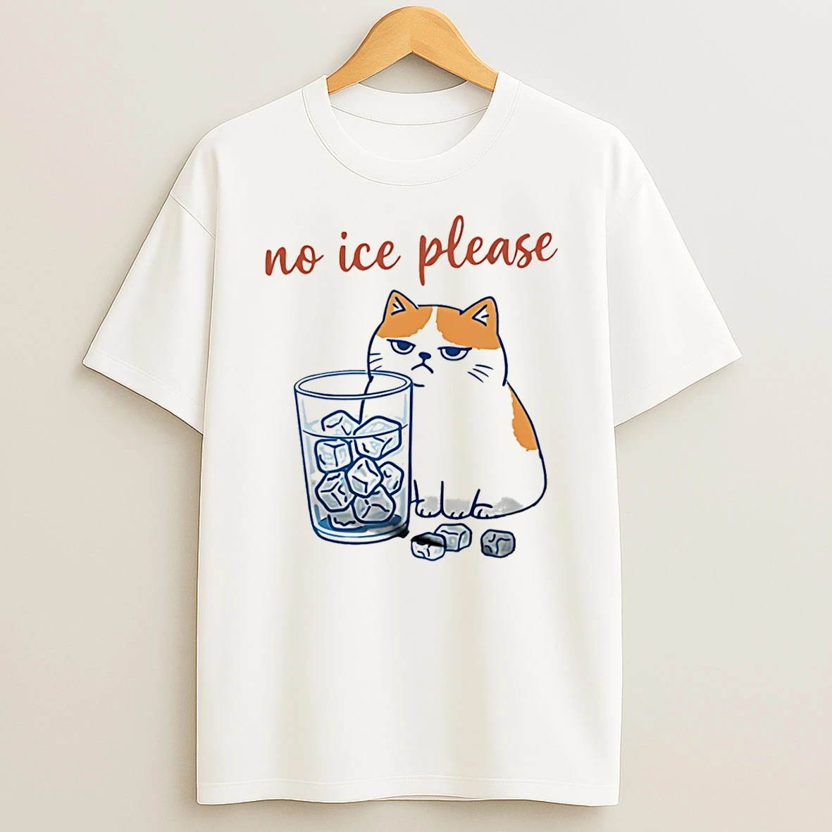 Cat No Ice Please Meme T Shirt