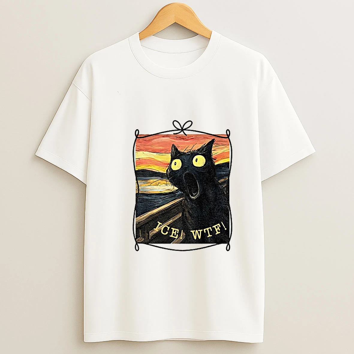 Cat Screaming Ice Wtf Fuck Ice T Shirt