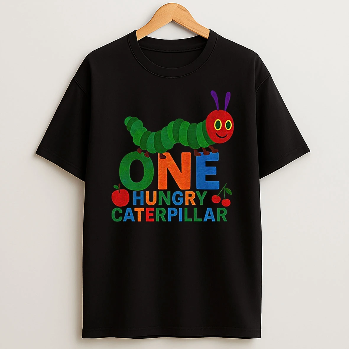 Caterpillar One Hungry Caterpillar Birthday T Shirt