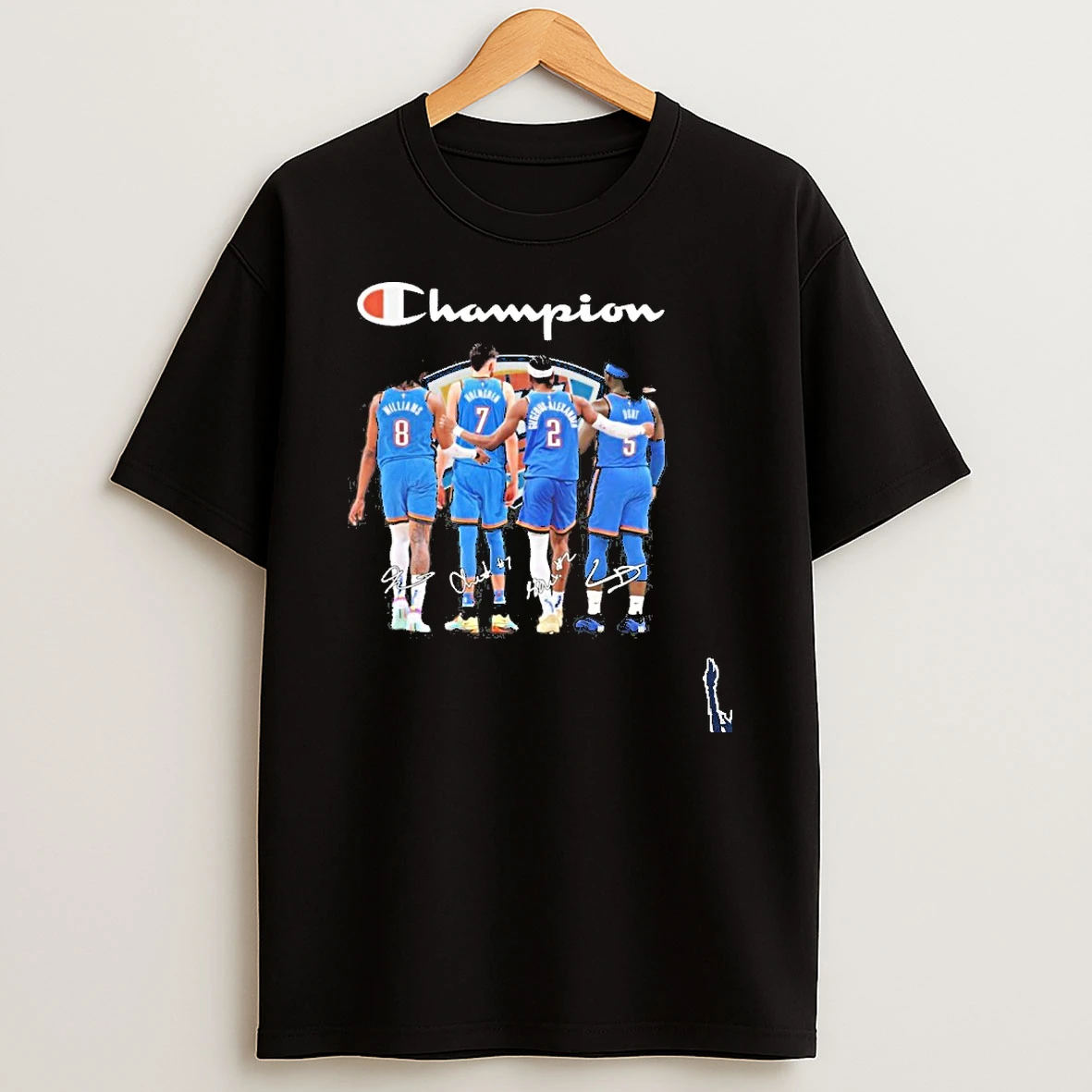 Champions Player Signature T Shirt