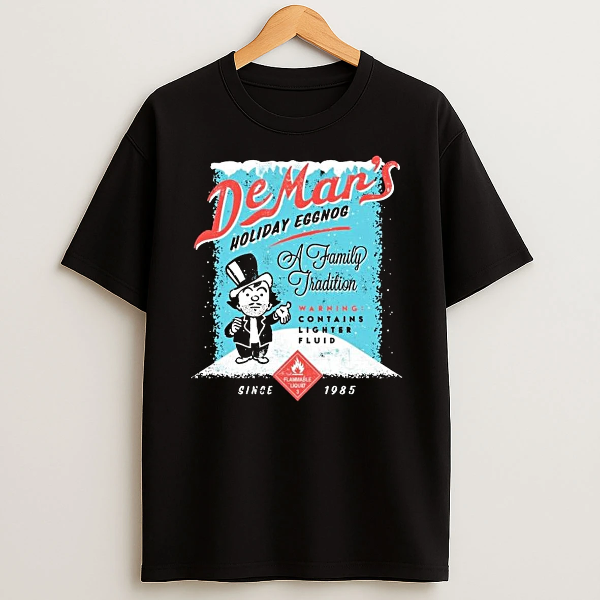 Charles Demars Eggnog With Lighter Fluid T Shirt