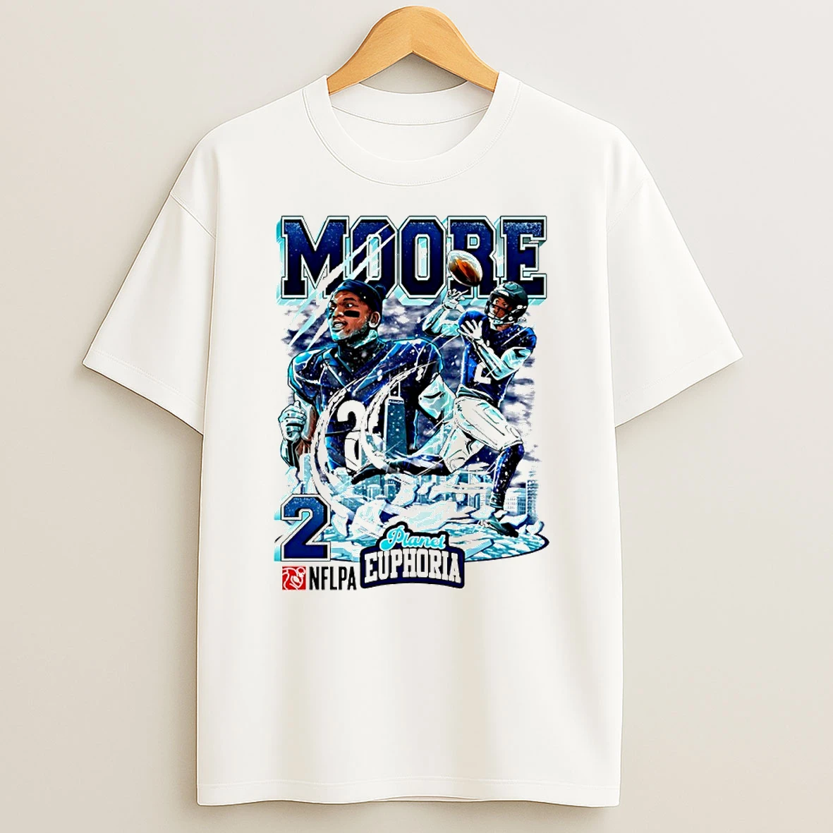 Cheese Grater Dj Moore 2 Chicago Bears Quarterback Comic Circle T Shirt