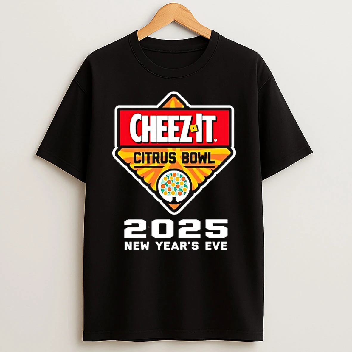 Cheez It Citrus Bowl Champions 2025 New Years Eve Logo T Shirt