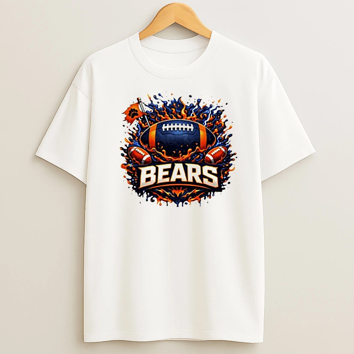 Chicago Bears Football College Da Bears Logo 2026 Game Day T Shirt