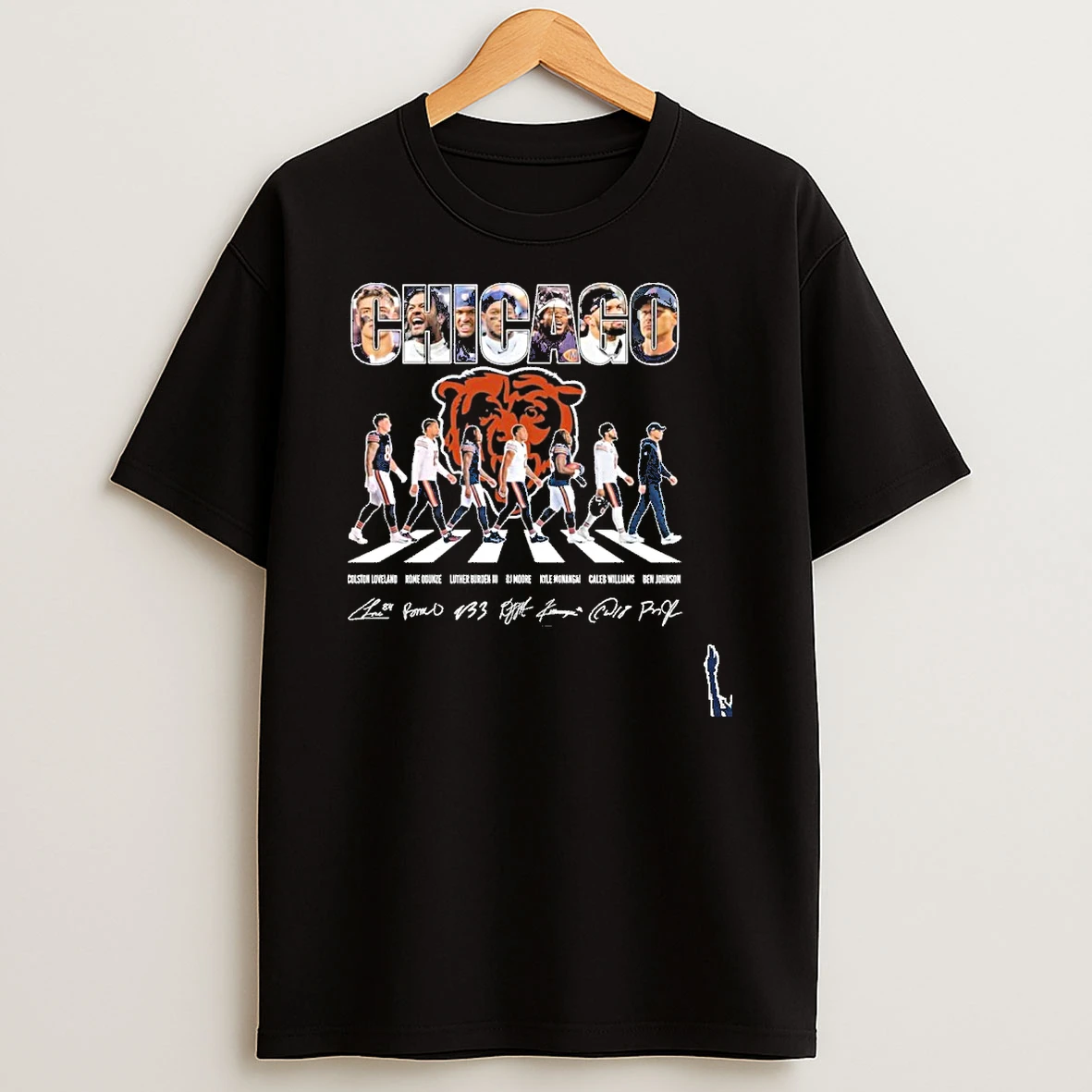 Chicago Bears Players Abbey Road Playoffs T Shirt