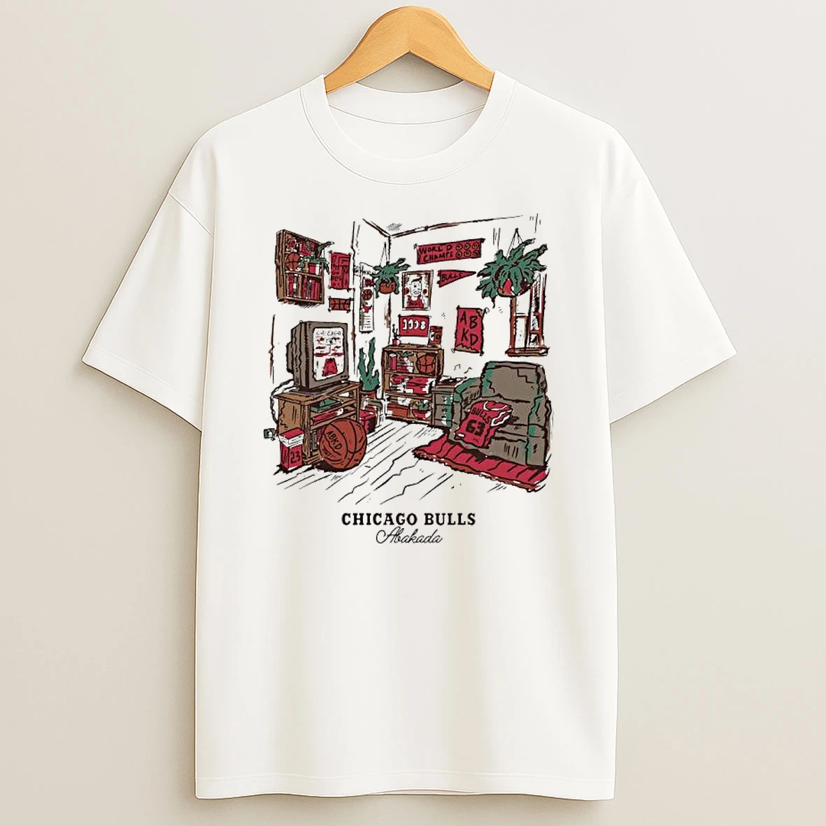 Chicago Bulls Abakada Collab Graphic T Shirt