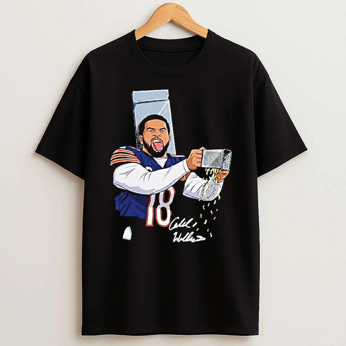 Chicago Caleb Williams Cheese Grater Meme Funny Football T Shirt