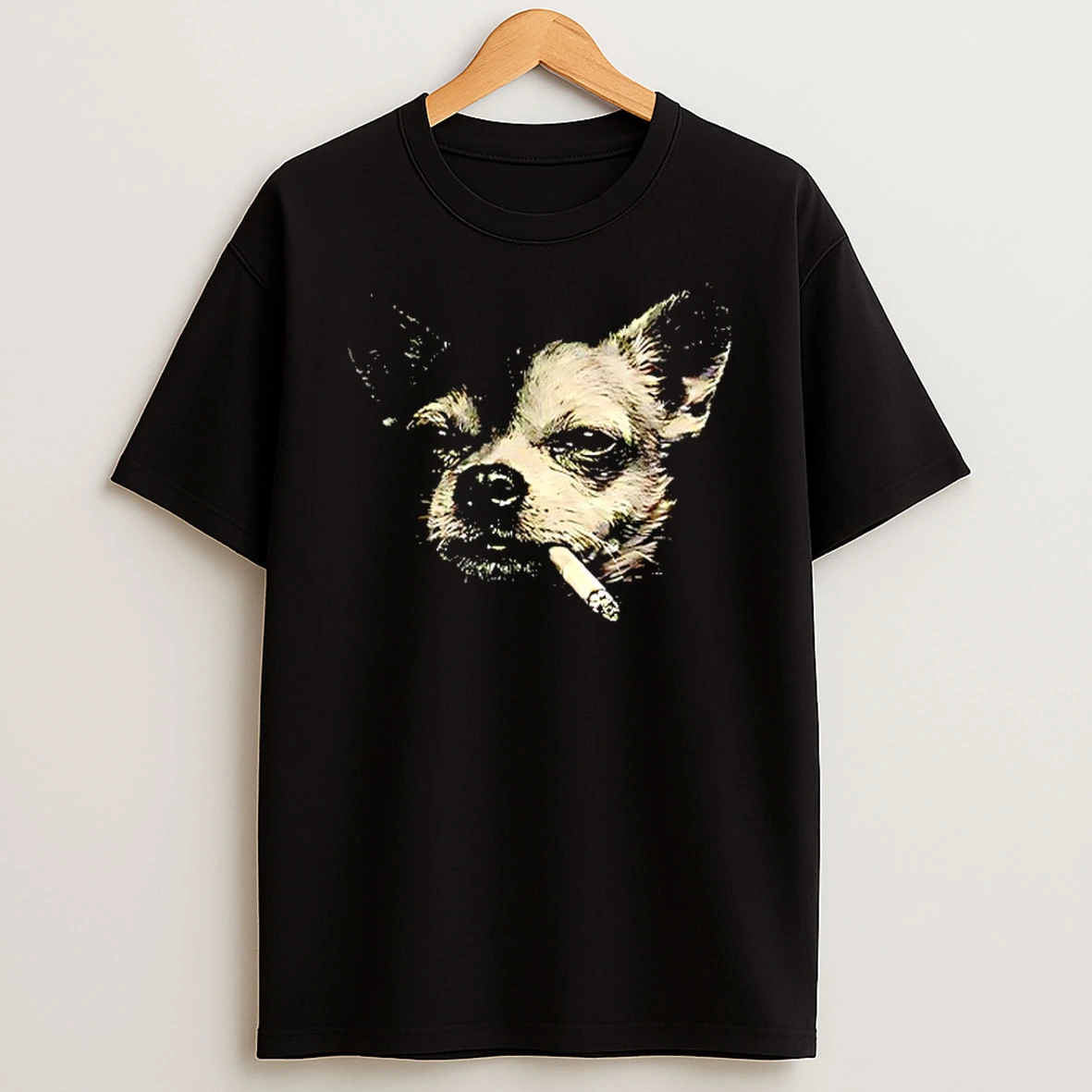 Chihuahua Smoking T Shirt
