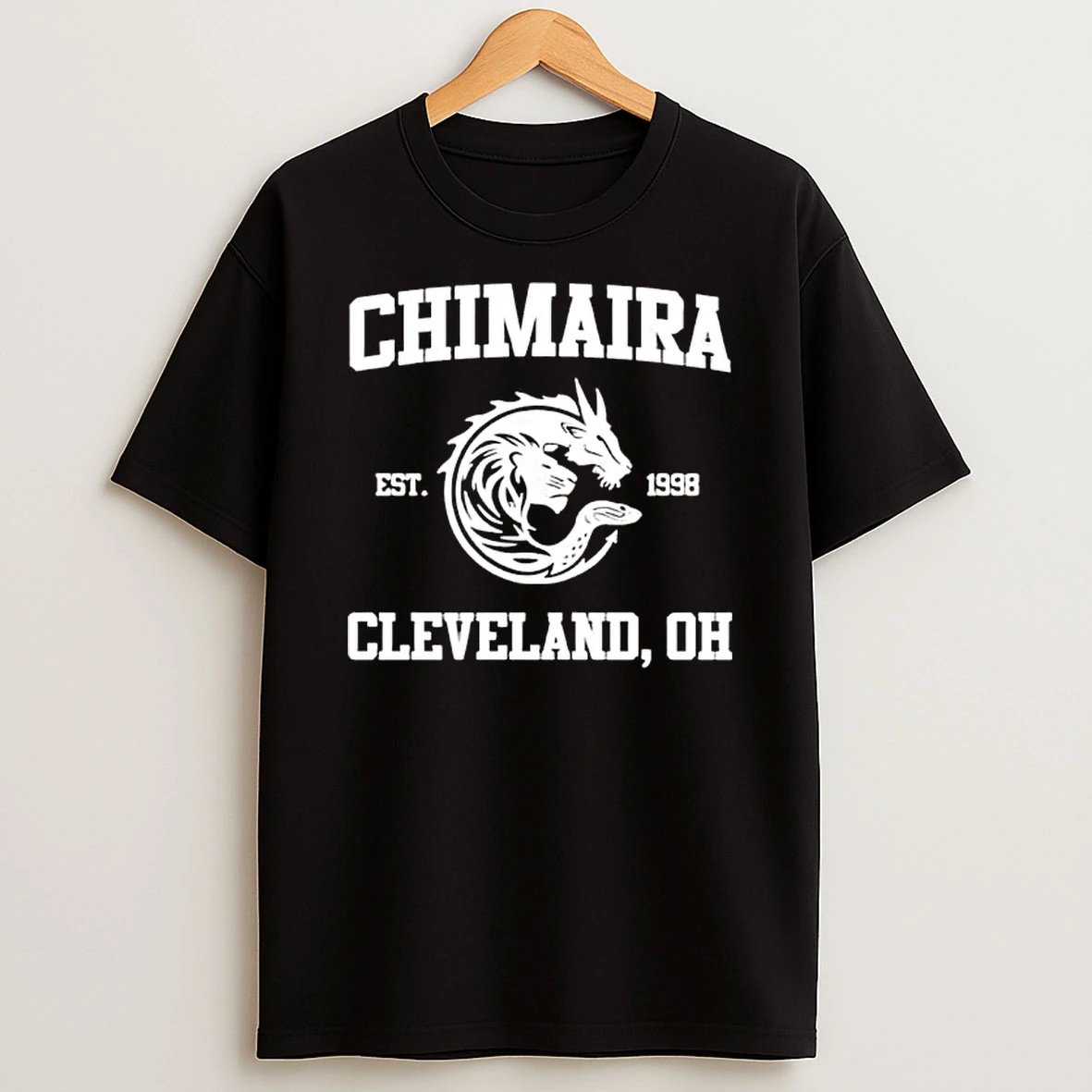 Chimaira Cleveland Oh Est 1998 Dragon Lion Snake T Shirt