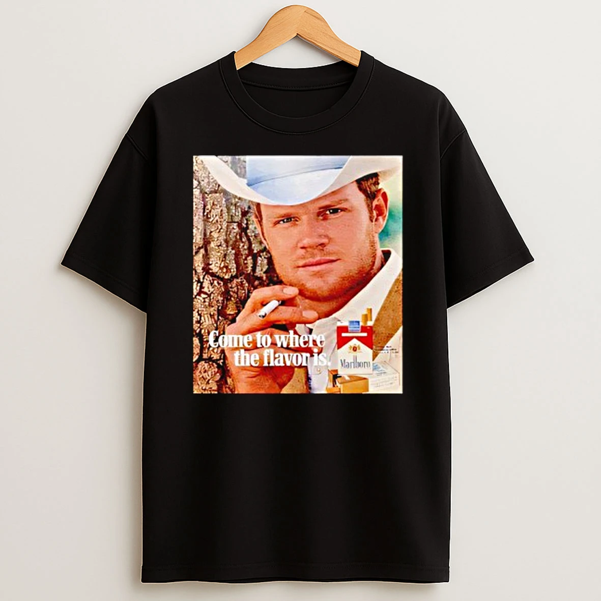Cig Darnold Marlboro Man Come To Wherethe Flavor Is T Shirt