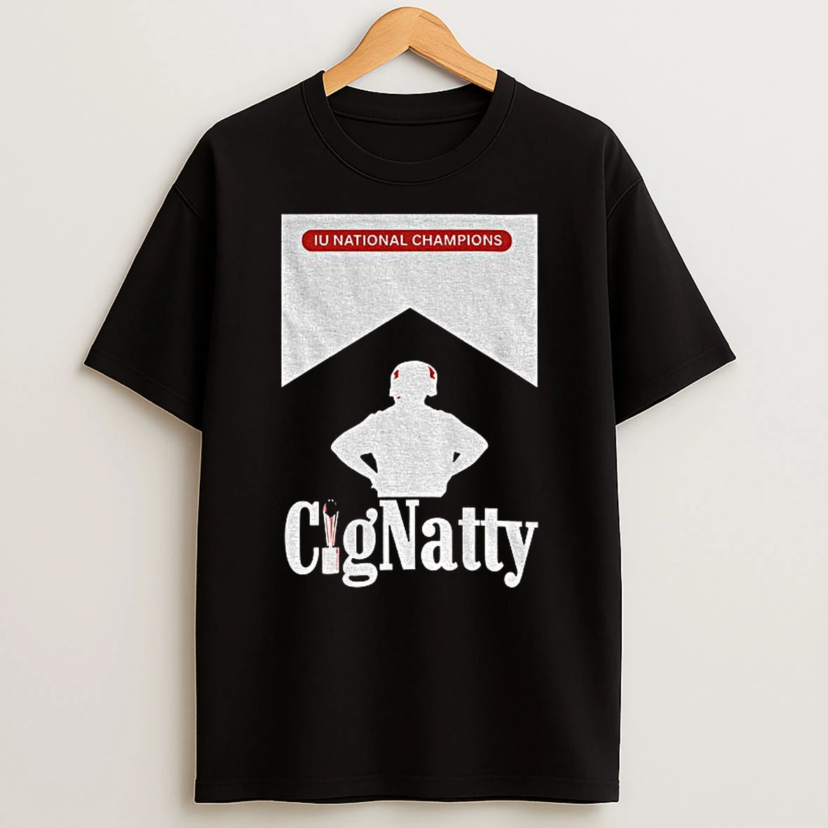 Cignatty Iu National Champions Indiana Hoosiers Football Marlboro Parody T Shirt