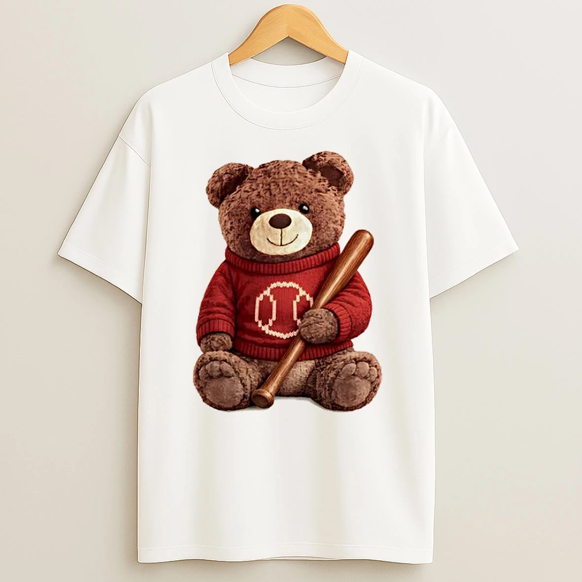 Cincinnati Baseball Teddy Bear T Shirt