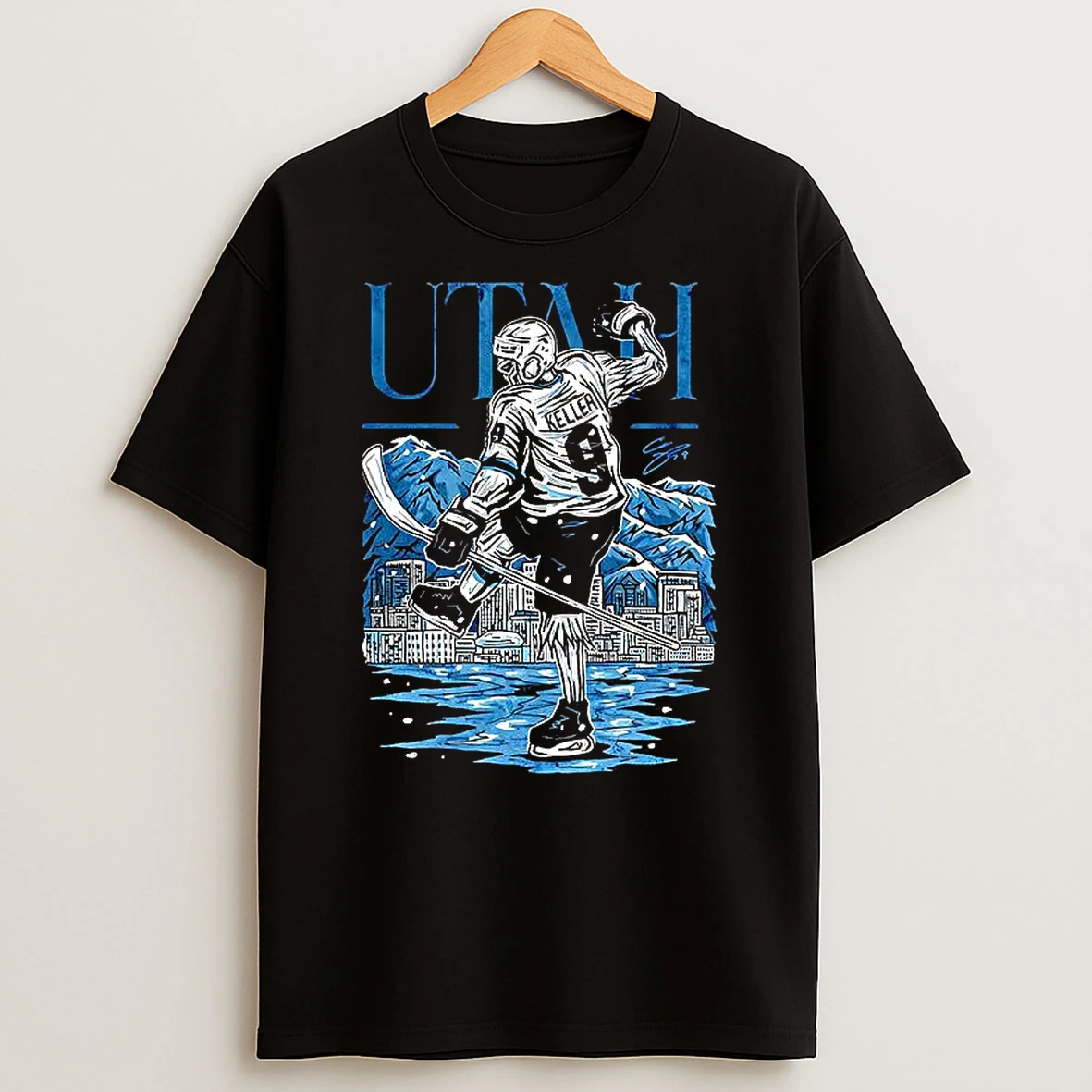 Clayton Keller Skeleton Player Nhl Signature T Shirt