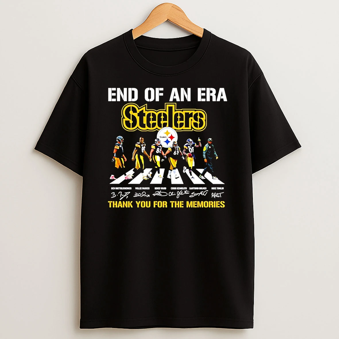 Coach Mike Tomlin End Of An Era Steelers Thank You For The Memories T Shirt
